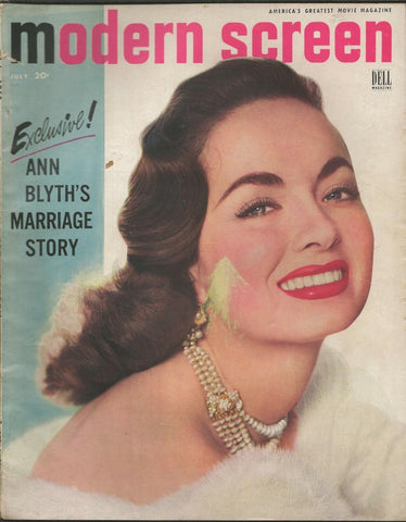 ORIGINAL Vintage July 1953 Modern Screen Magazine Ann Blyth