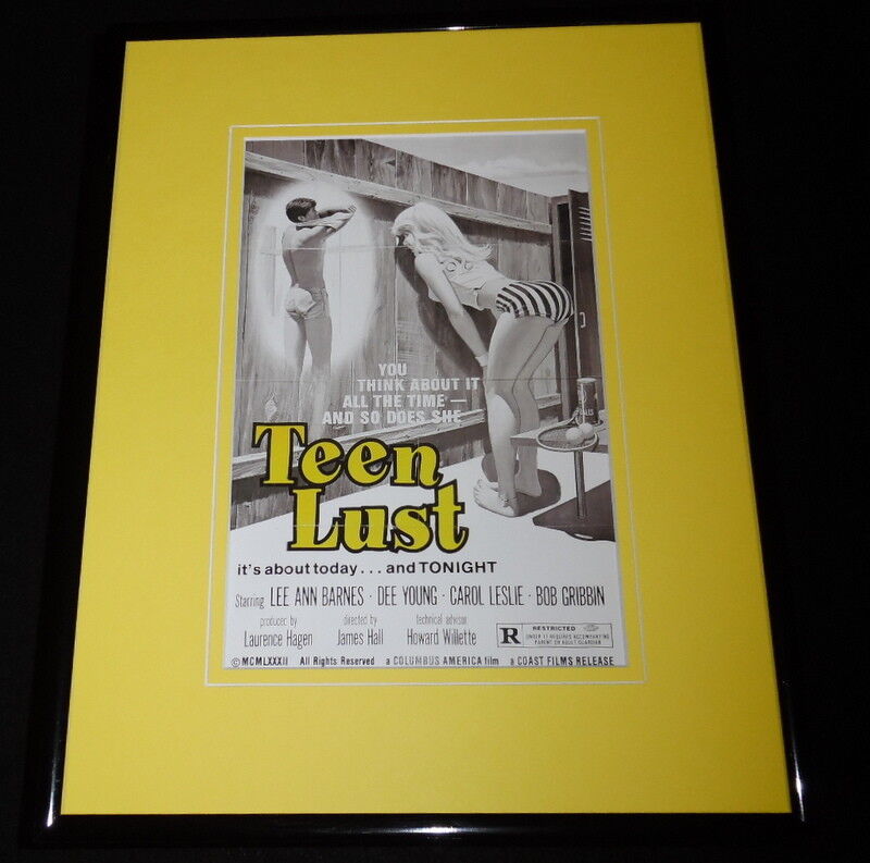 Teen Lust Framed 11x14 Poster Display Lee Ann Barnes Dee Young