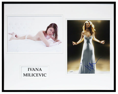 Ivana Milicevic Signed Framed 16x20 Photo Set JSA Banshee