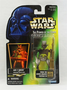 VINTAGE SEALED 1996 Star Wars POTF ASP-7 Droid Action Figure