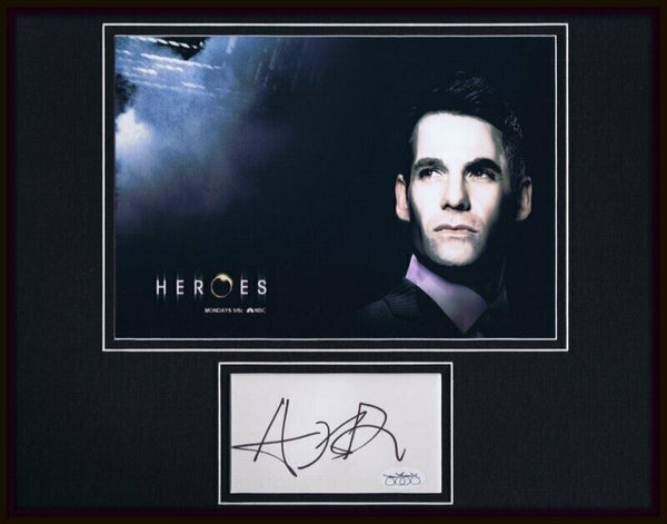 Adrian Pasdar Signed Framed Photo Display 11x14 JSA Heroes 