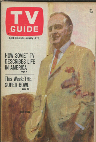 ORIGINAL Vintage January 13 1968 TV Guide Bob Hope