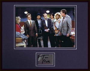 Tom Poston Signed Framed 11x14 Photo Display Newhart w/ cast