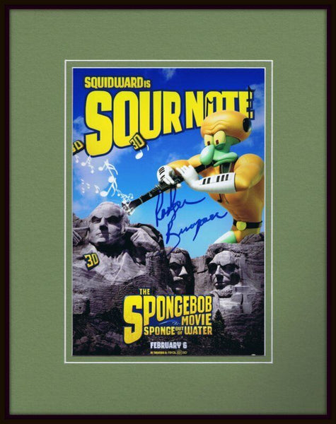 Rodger Bumpass Signed Framed 11x14 Poster Display AW Spongebob Squidward