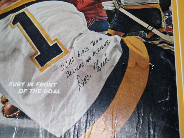 Don Head Signed Framed 1962 Sports Illustrated Magazine Cover Bruins