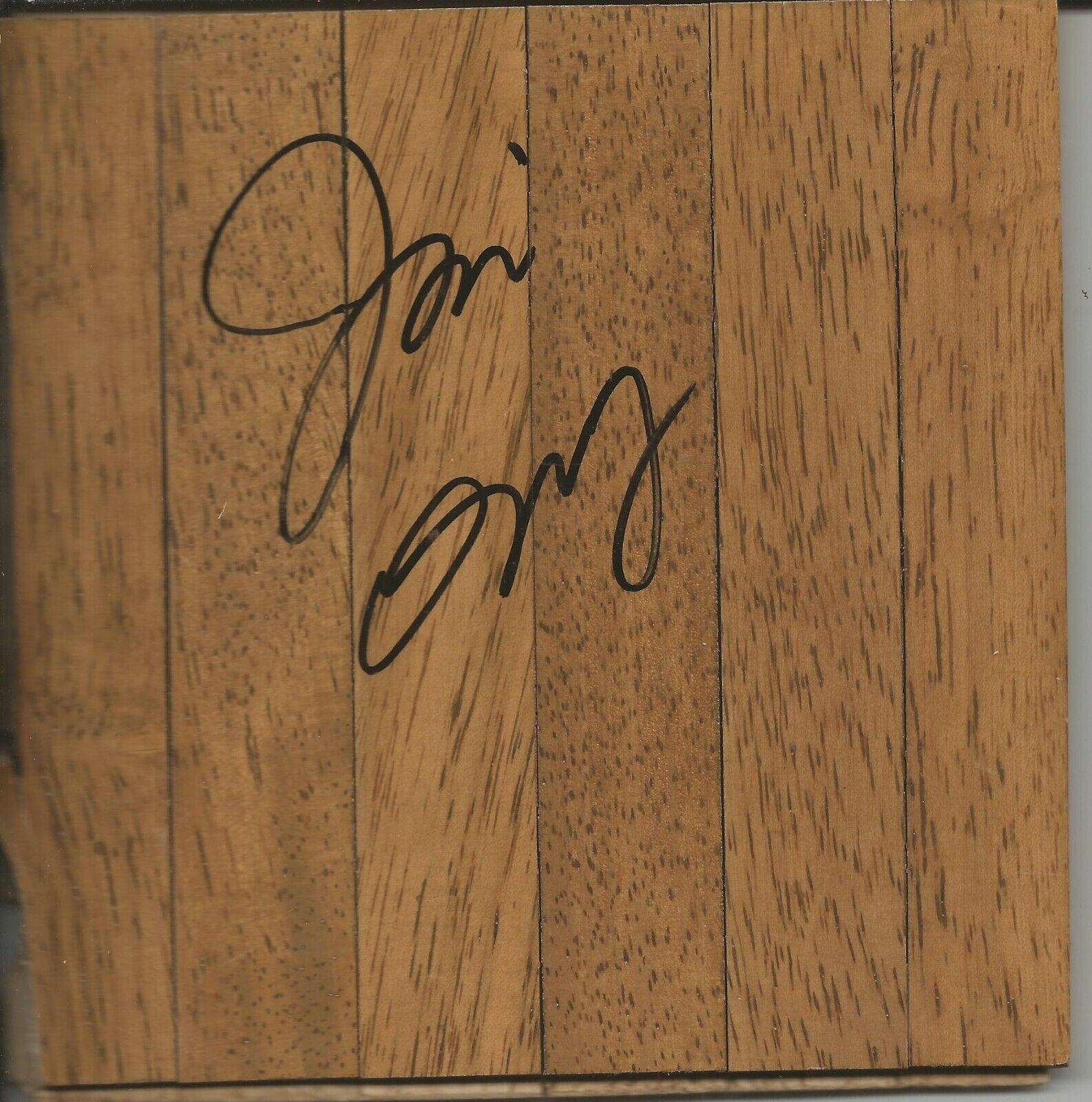 Jim Gray Signed 6x6 Floorboard NBC ESPN The Decision