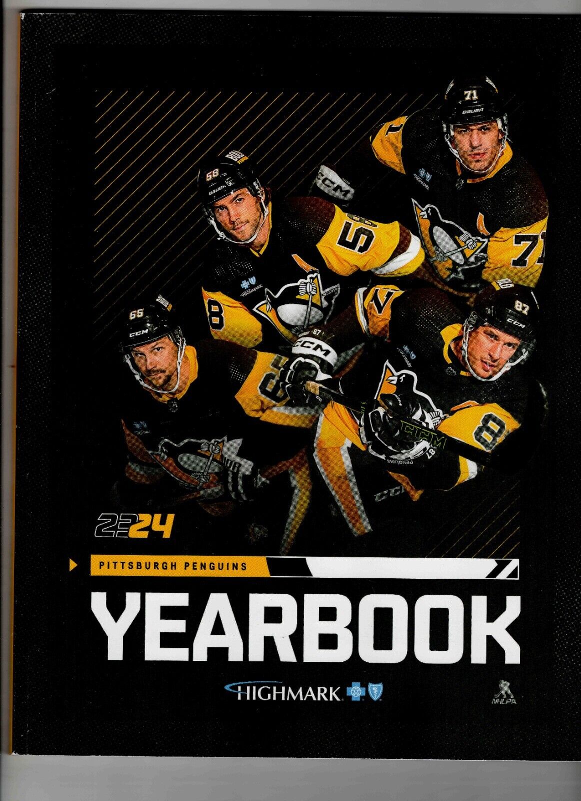 2023-23 Pittsburgh Penguins Yearbook Sidney Crosby Evgeni Malkin