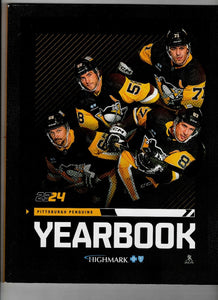 2023-23 Pittsburgh Penguins Yearbook Sidney Crosby Evgeni Malkin