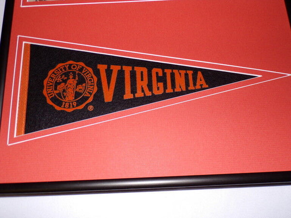 UVA Virginia Cavaliers Football Framed 12x18 Stadium Photo & Pennant Display