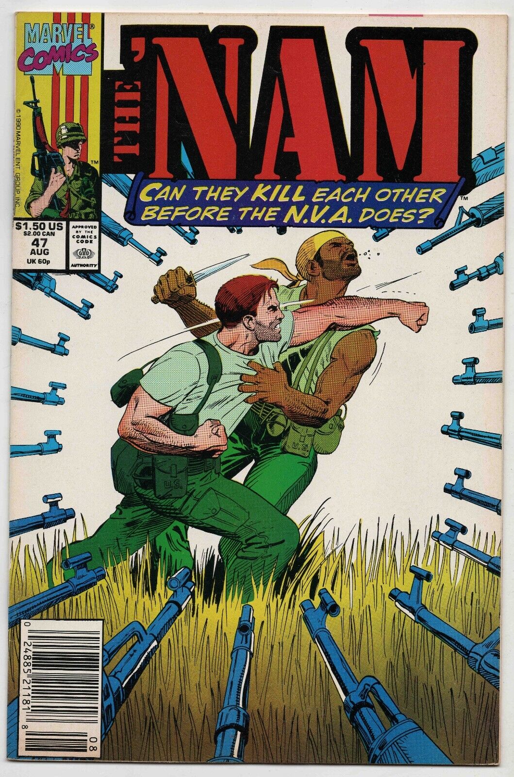 The Nam #47 VINTAGE 1990 Marvel Comics