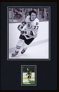 Brad Park Signed Framed 11x17 Photo Display Boston Bruins