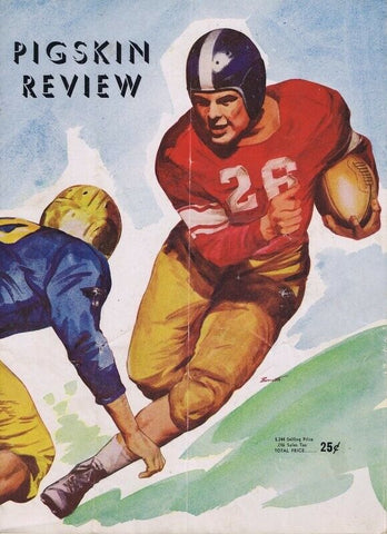 ORIGINAL Vintage Sep 27 1947 USC vs Washington State Football Program 