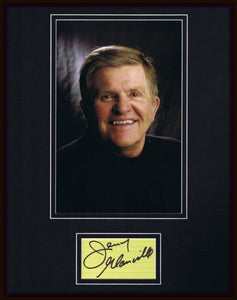 Coach Jerry Glanville Signed Framed 11x14 Photo Display JSA Oilers Falcons