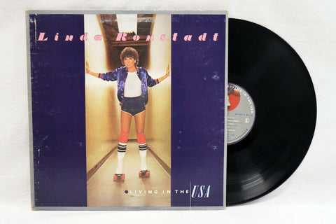 VINTAGE 1978 Linda Ronstadt Living in the USA LP Vinyl Record Album 6E-155