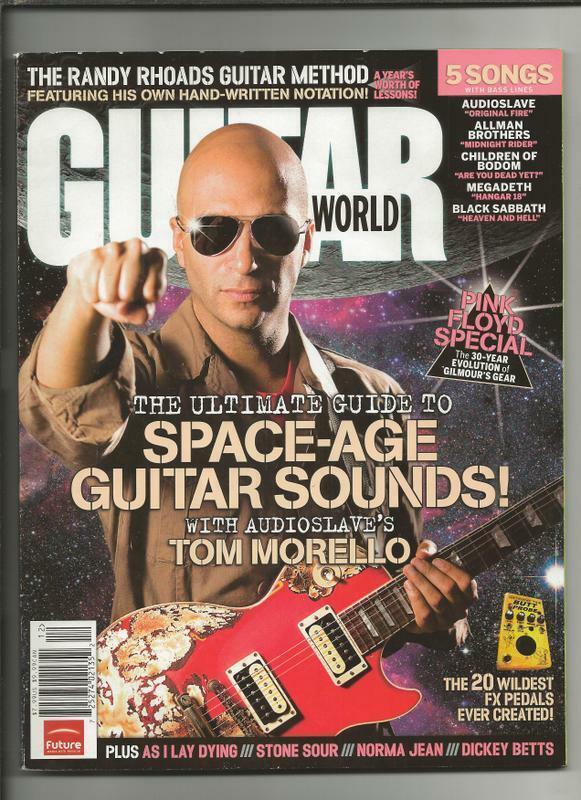 ORIGINAL December 2006 Guitar World Magazine w/ CD Audioslave Tom Morello