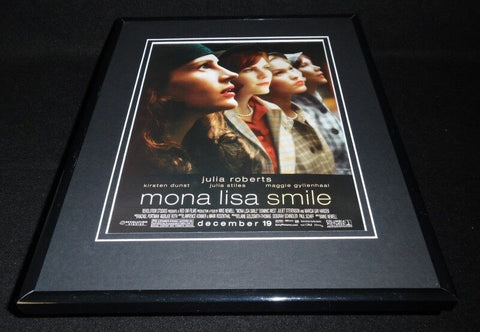 Mona Lisa Smile 2003 Framed 11x14 ORIGINAL Vintage Advertisement Julia Roberts