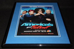 America's Got Talent 2012 NBC Framed 11x14 ORIGINAL Advertisement Howard Stern