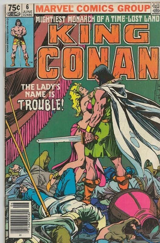 King Conan #6 ORIGINAL Vintage 1985 Marvel Comics 