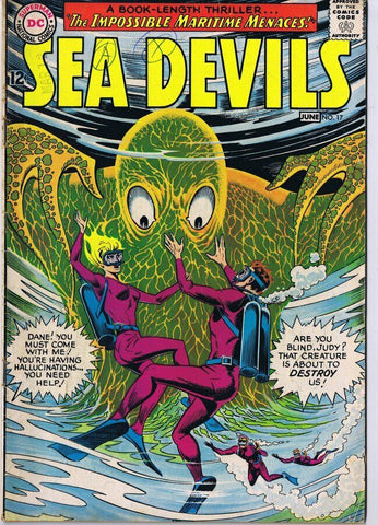 Sea Devils #17 ORIGINAL Vintage 1964 DC Comics 