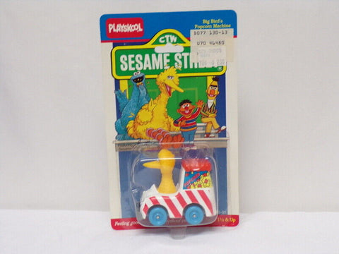 VINTAGE SEALED 1987 Playskool Sesame Street Big Bird's Popcorn Machine