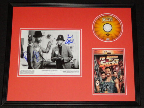 I'm Gonna Git You Sucka Cast Signed Framed 16x20 Photo & DVD Display