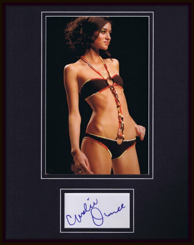 Caroline D'Amore Signed Framed 11x14 Bikini Photo Display JSA