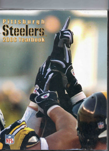 2006 Pittsburgh Steelers Yearbook Bill Cowher Final Season Santonio Holmes RC