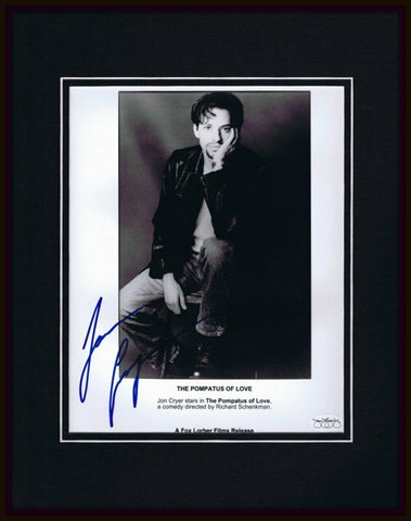 Jon Cryer Signed Framed 11x14 Photo Display JSA Two and a Half Men  