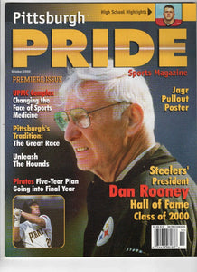 Oct 2000 Pittsburgh Pride Magazine #1 Dan Rooney Jaromir Jagr