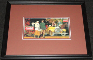 Vintage Coca Cola Delicious Refreshing Framed Poster Display Official Repro B