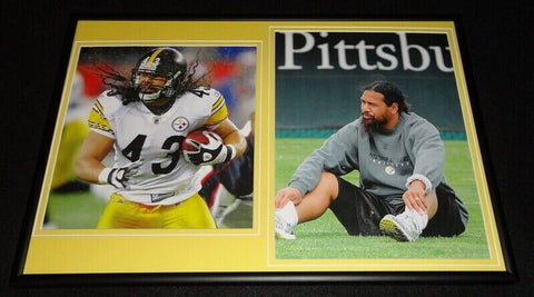 Troy Polamalu Steelers Framed 12x18 Photo Display