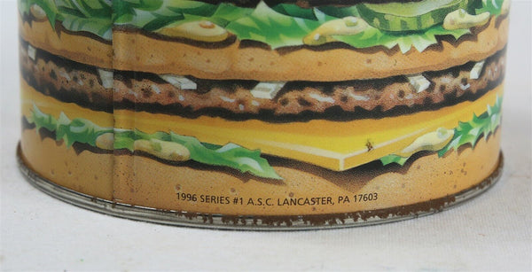 VINTAGE 1996 McDonald's Big Mac Hamburger Collectible Tin