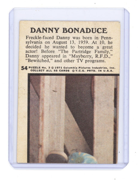 Danny Bonaduce Signed Autographed 1971 Topps Partridge Family Card #54