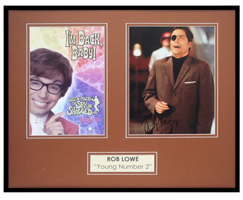 Rob Lowe Signed Framed 16x20 Photo Set AW Austin Powers