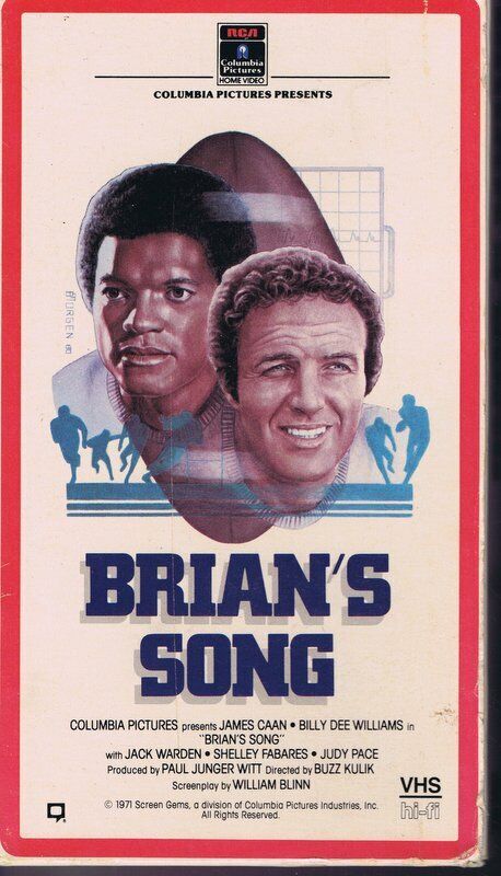 Brian's Song VINTAGE VHS Cassette James Caan Billy Dee Williams