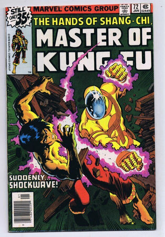 Master of Kung Fu #72 ORIGINAL Vintage 1979 Marvel Comics Shang Chi