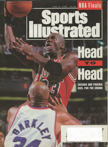 ORIGINAL Vintage June 21 1993 Sports Illustrated Magazine Michael Jordan  