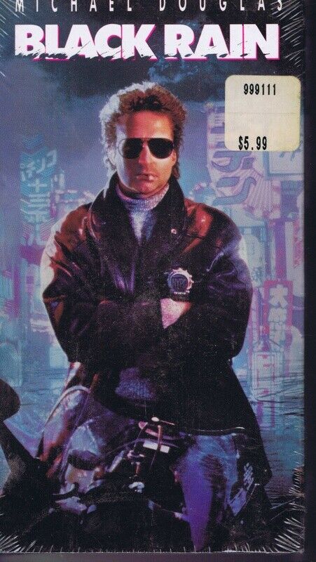 Black Rain VINTAGE SEALED VHS Michael Douglas 