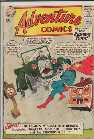 Adventure Comics #306 ORIGINAL Vintage 1963 DC Comics 1st Legion of Substitute