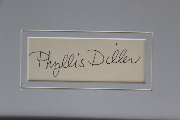 Phyllis Diller Signed Framed 16x20 Photo Display w/ Carol Burnett