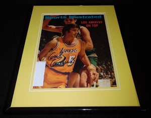 Gail Goodrich Signed Framed 1971 Sports Illustrated Magazine Cover Lakers