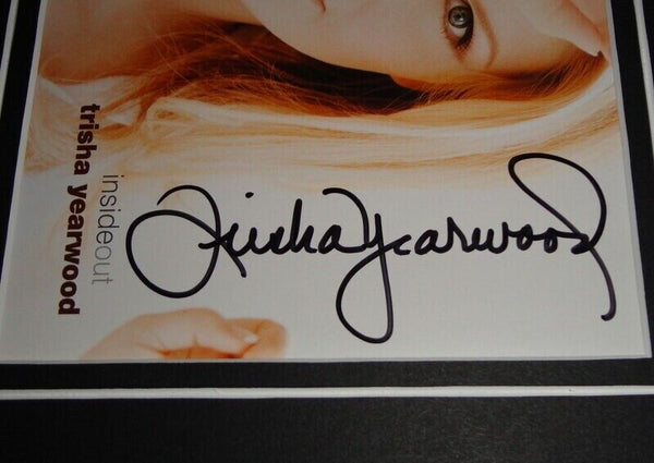 Trisha Yearwood Signed Framed 11x14 Inside Out CD & Photo Display 