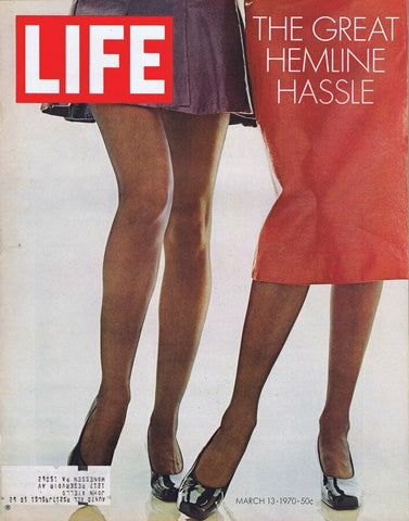 ORIGINAL Vintage Life Magazine March 13 1970 Great Hemline Issue