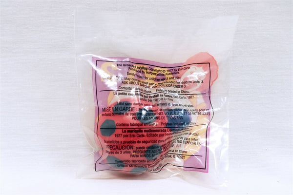 VINTAGE SEALED 1996 McDonald's Eric Carle Grouchy Ladybug Finger Puppet