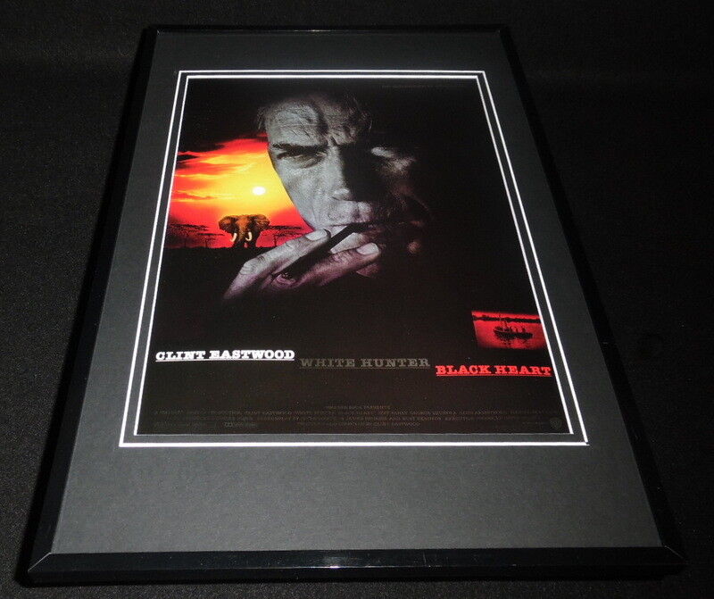 White Hunter Black Heart 11x17 Framed Repro Poster Display Clint Eastwood