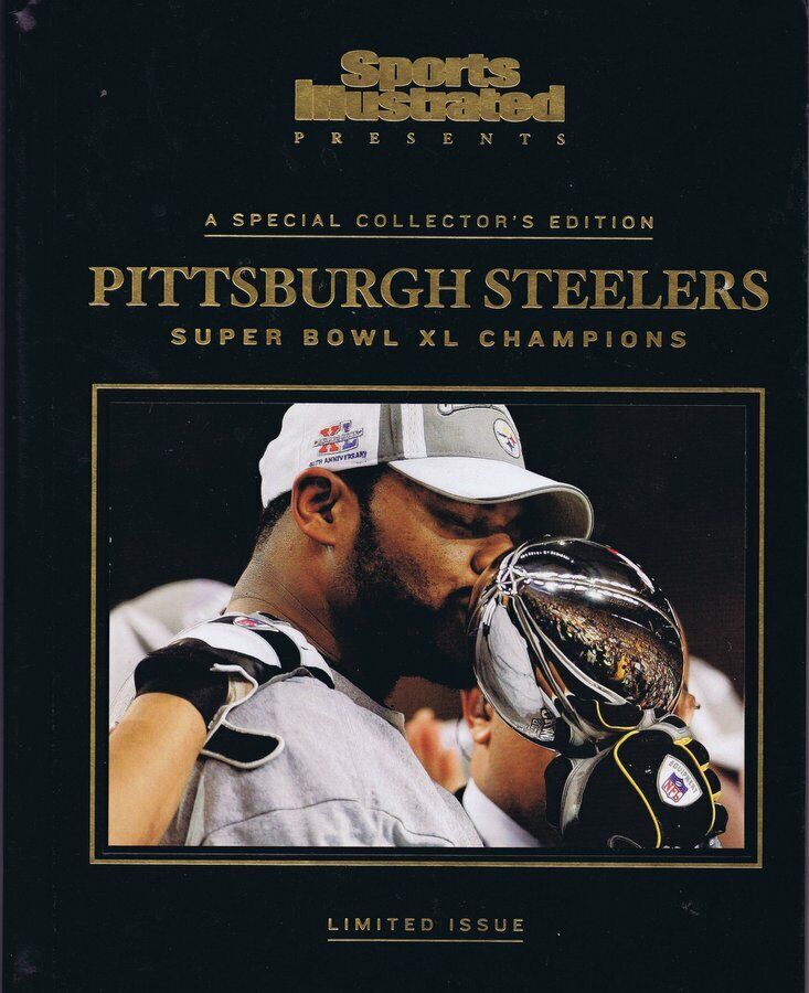 2006 Super Bowl XL Sports Illustrated Steelers Commemorative Hardcover Book