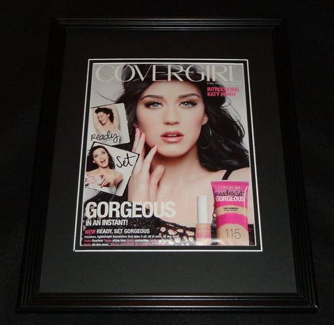 Katy Perry 2014 Covergirl Ready Set Gorgeous 11x14 Framed ORIGINAL Advertisement