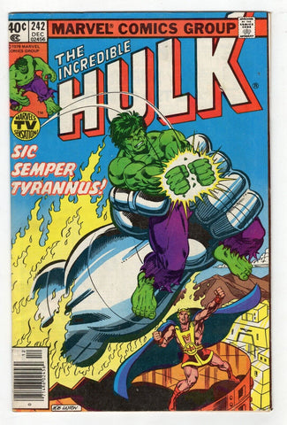 Incredible Hulk #242 VINTAGE 1979 Marvel Comics