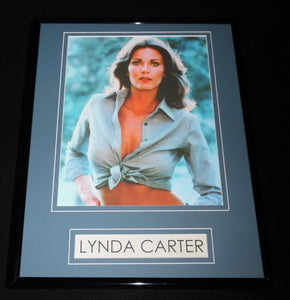 Lynda Carter Framed 11x14 Photo Display Wonder Woman