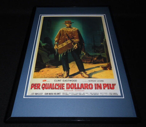 For a Few Dollars More 11x17 Framed Repro Poster Display Clint Eastwood